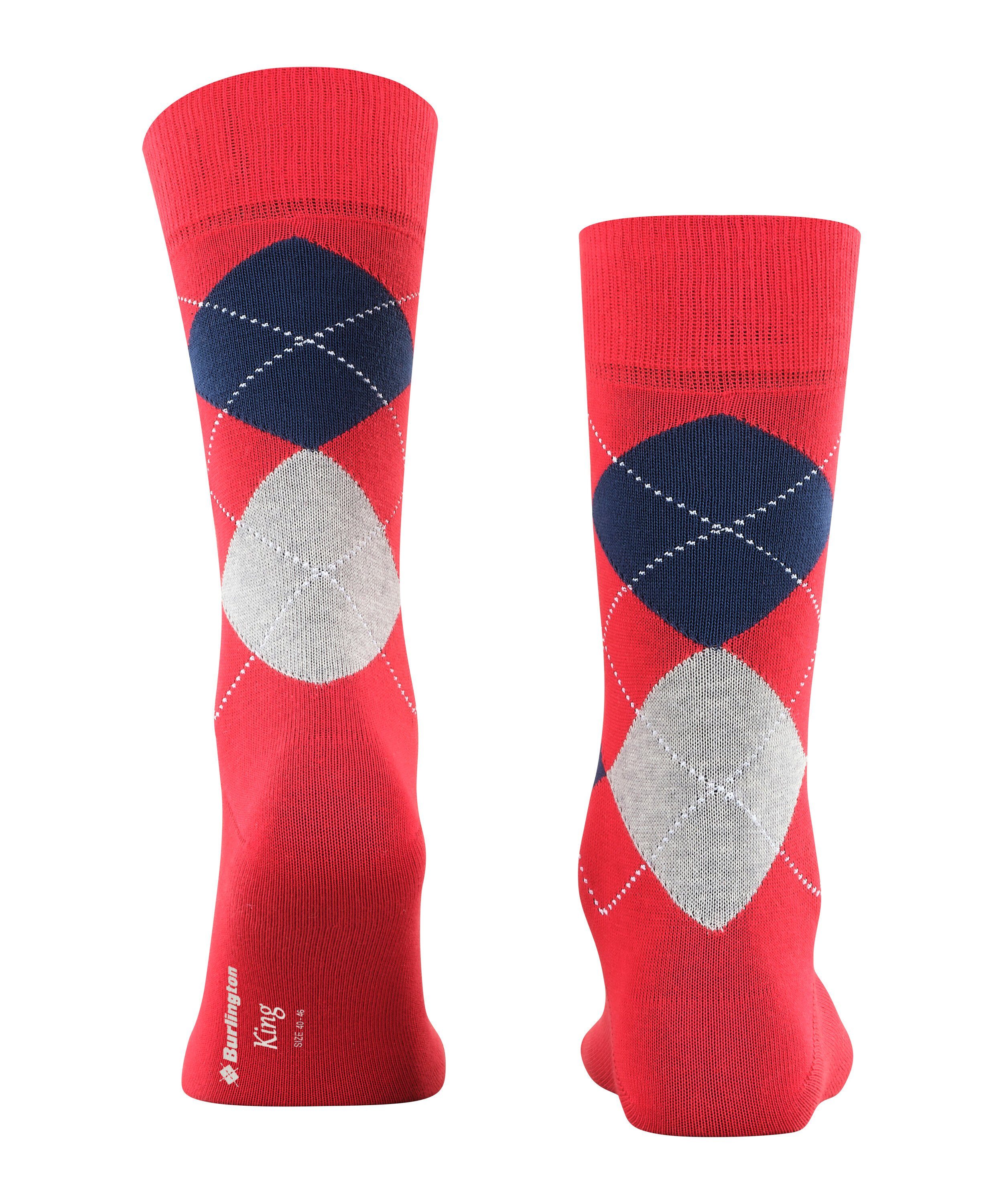 (1-Paar) Burlington Socken red (8074) pepper King