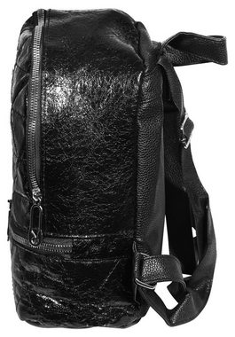 Cham Cham Rucksack Ranya Metallic Tasche Tragetasche aus Lederimitat (einzeln)