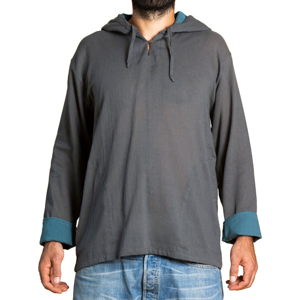 PANASIAM Kurzarmhemd Herren Hoodie mit Kapuze günstig online kaufen