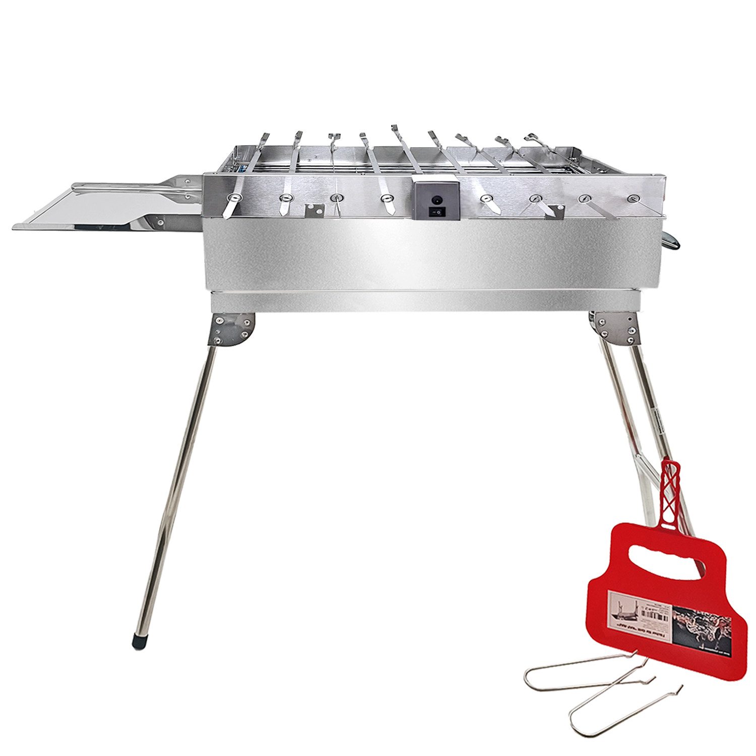 Olymp Handels GmbH Holzkohlegrill Schaschlik Mangal President mit Drehspießregler