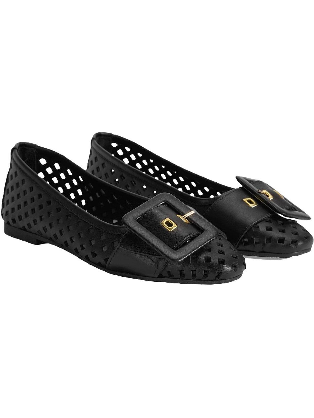 Desa Damen-Ballerinas aus Leder – Atmungsaktives Design mit flachem Absatz Ballettschuh