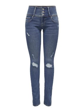 ONLY Skinny-fit-Jeans ONLANEMONE MID SK VIS BUT DES DNM PIM