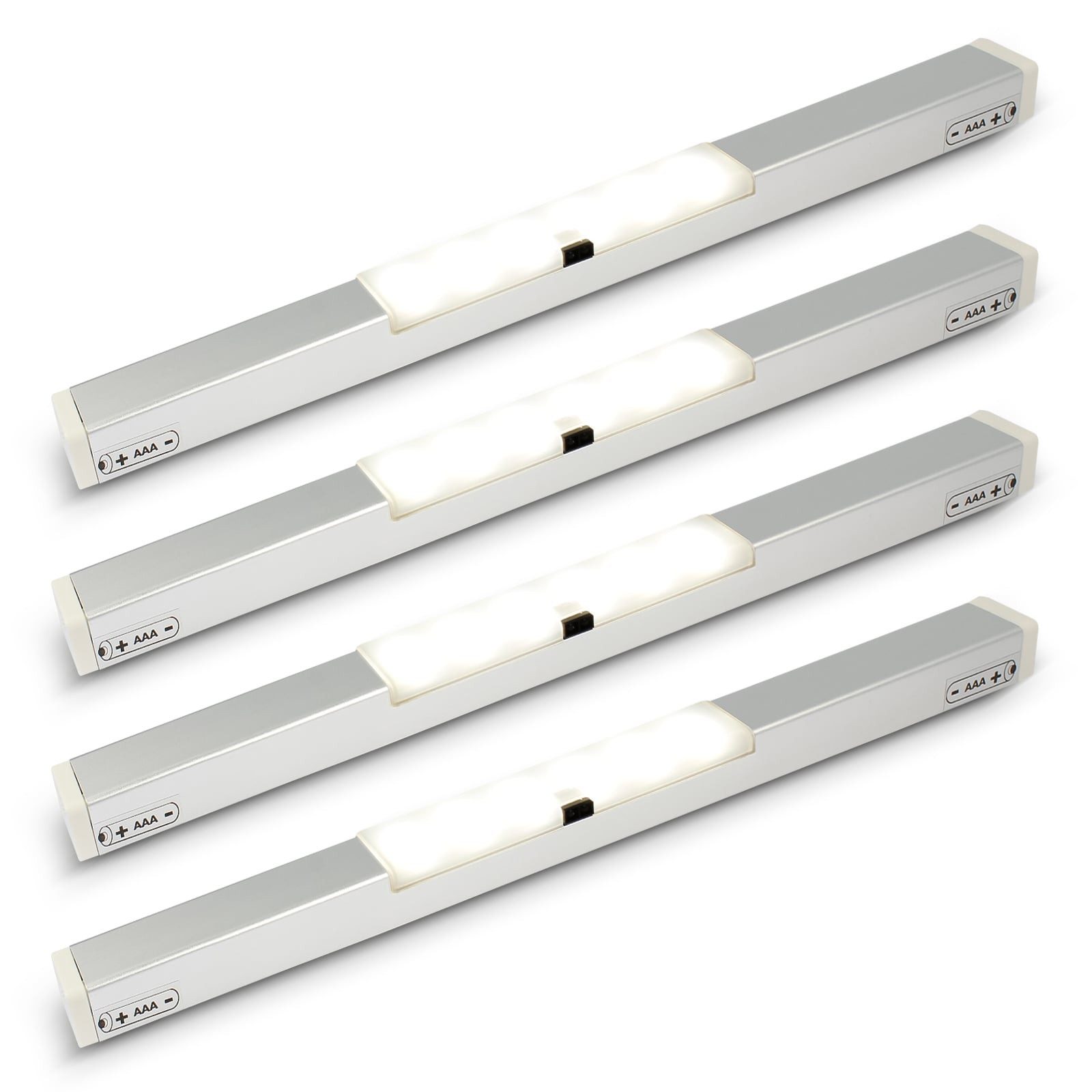 REV LED Unterbauleuchte Dual Schrankleuchte, LED fest integriert, Neutralweiß, IR-Sensor, Dämmerungssensor und Näherungssensor