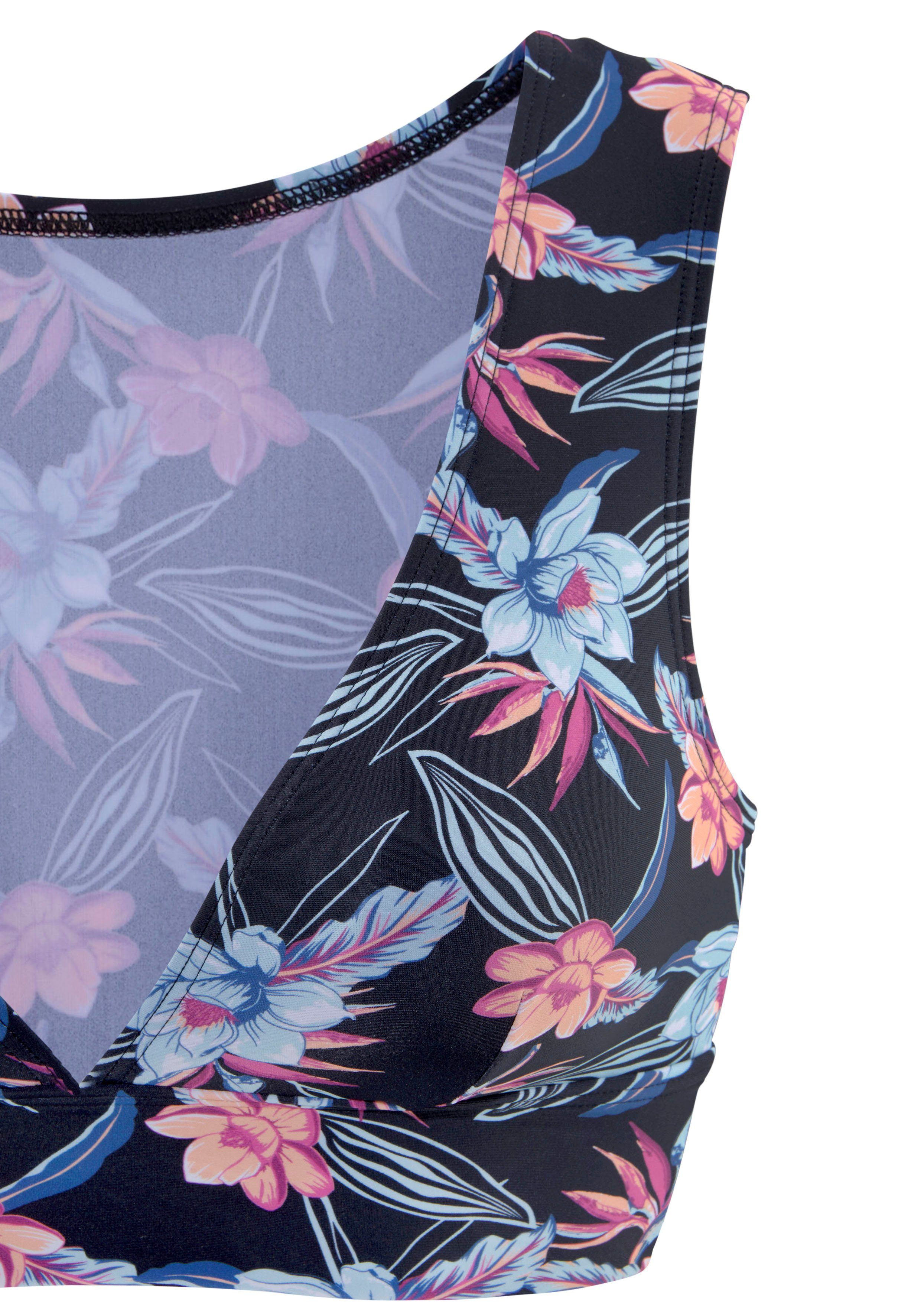 KangaROOS Bustier-Bikini-Top Agave, mit V-Ausschnitt günstig online kaufen