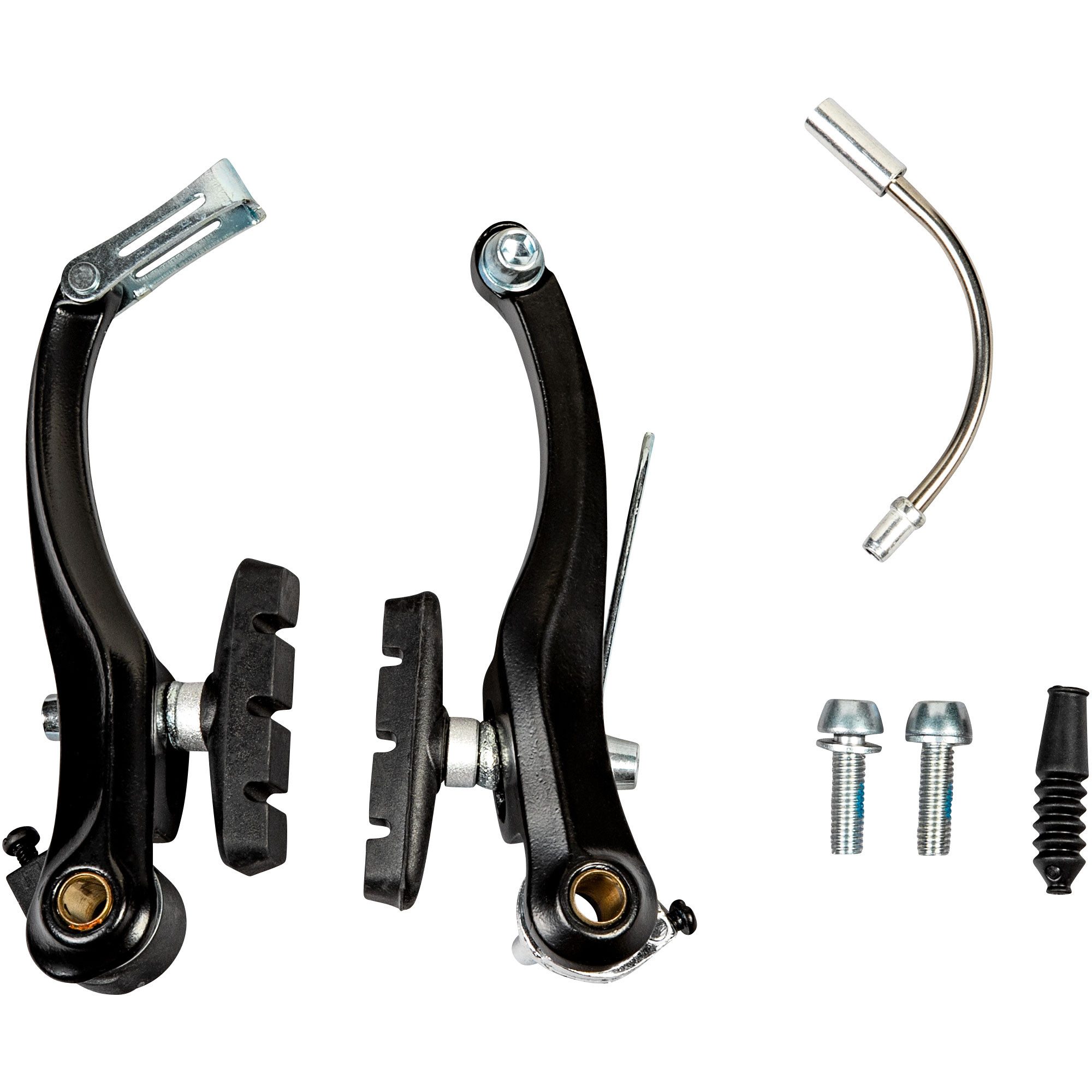 Zündapp U-Brake Z101 (einzeln, 1-St., 1 Stück), Fahrradbremse V-Brake Alu Fahrrad Bremsen mit Bremsbelägen Klapprad