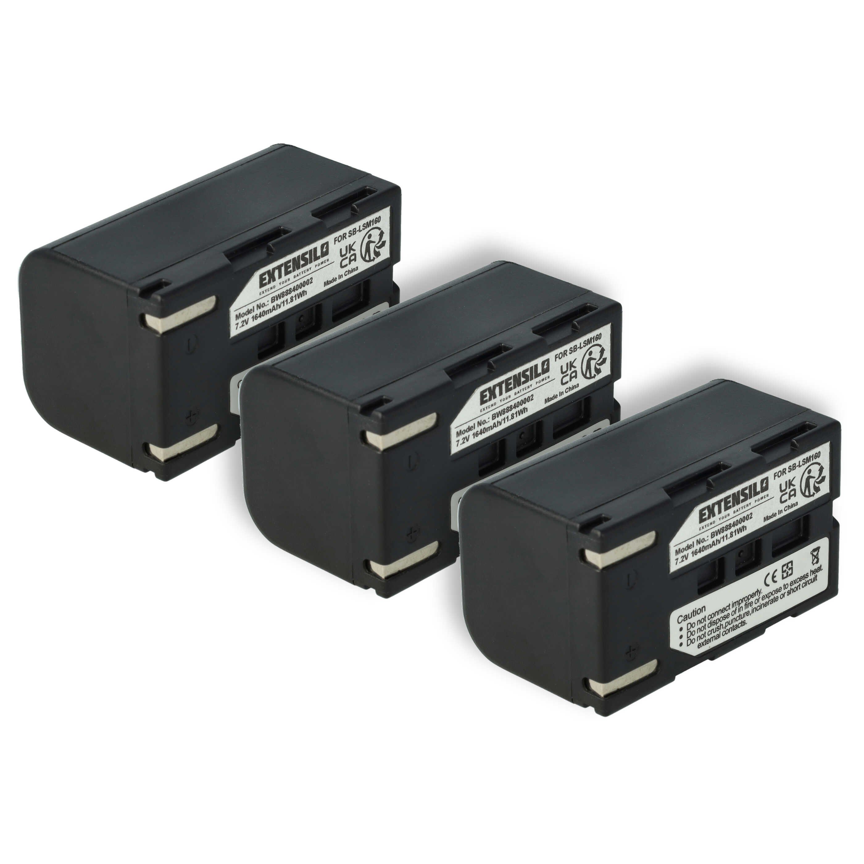 Akku passend für Samsung SC-D557, SC-D451, SC-D357, SC-D355, SC-D354, Kamera-Akku