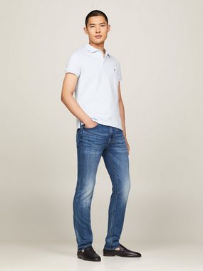 Tommy Hilfiger Poloshirt PRETWIST MOULINE SLIM FIT POLO mit melierter Optik