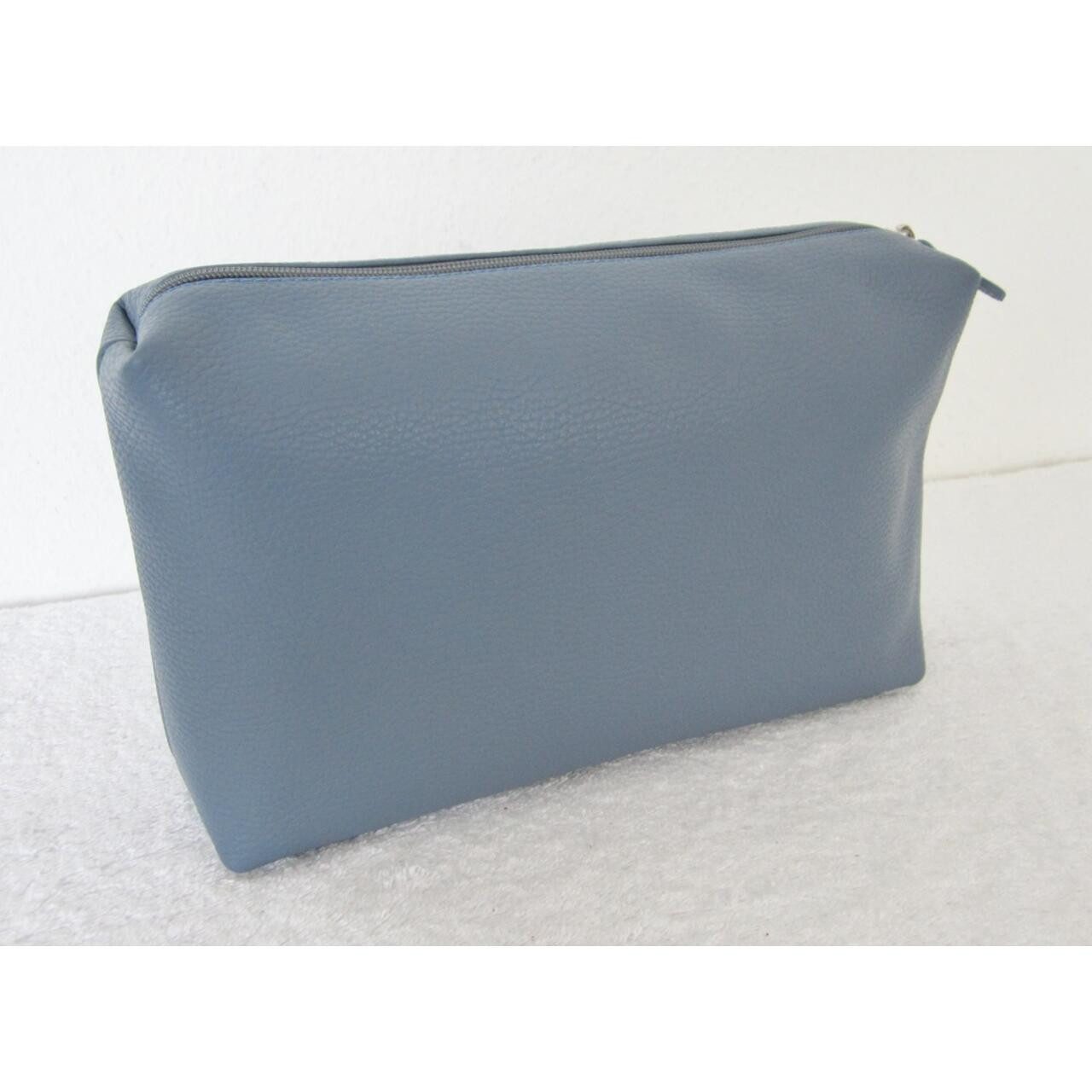 BELLISSIMA ITALIA Kulturbeutel Leder-Kult.-Tasche Dollaro blu fairy