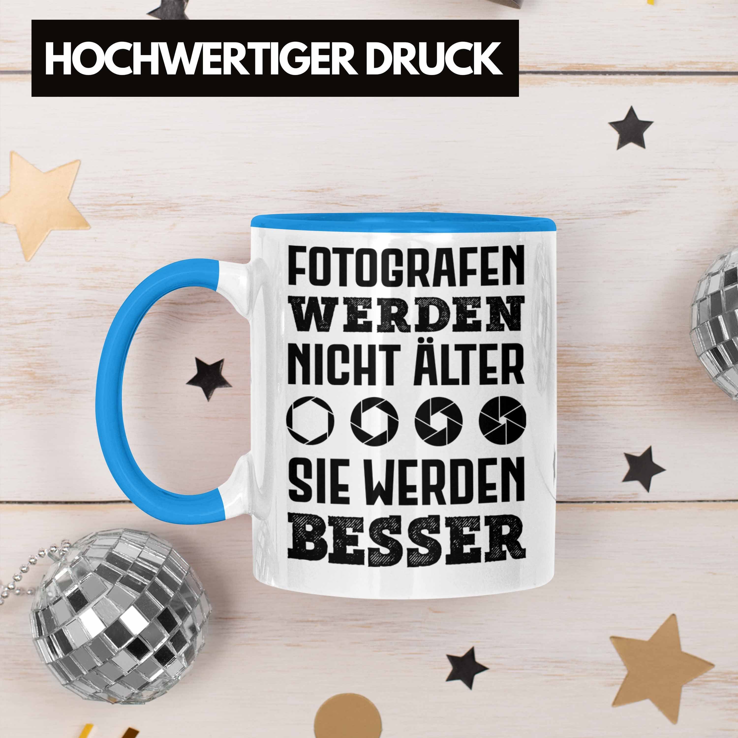 Blau Kaffeetasse Trendation Fotografie Tasse Trendation Geschenk Lustiger - Zubehör Fotografieren Geschenkideen Spruch Fotograf Tasse