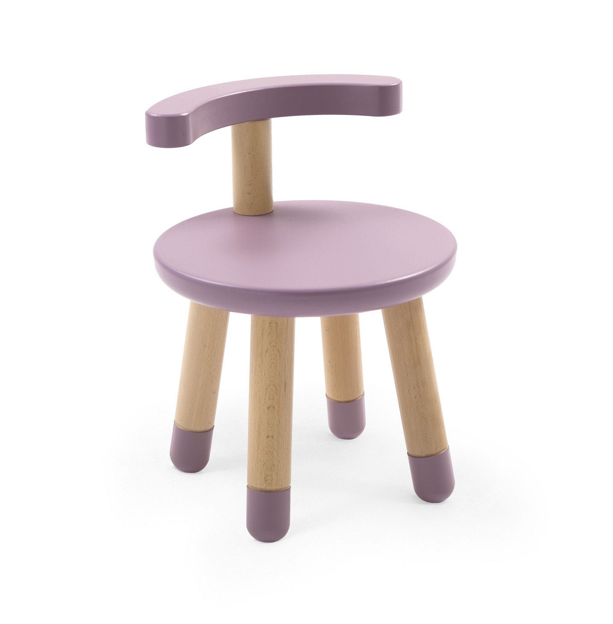 Stokke Kindersitzgruppe MuTable Stuhl - Kinder Holzstuhl für den Multifunktionsspieltisch Mutable - Die ideale Ergänzung für den Spieltisch Mauve