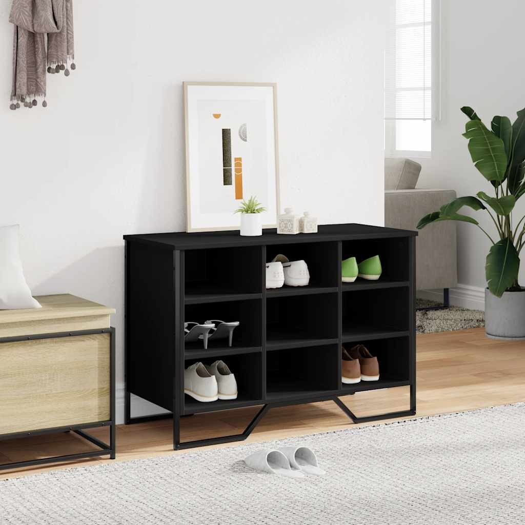 vidaXL Schuhregal Schuhregal Schwarz 90x38x61,5 cm günstig online kaufen