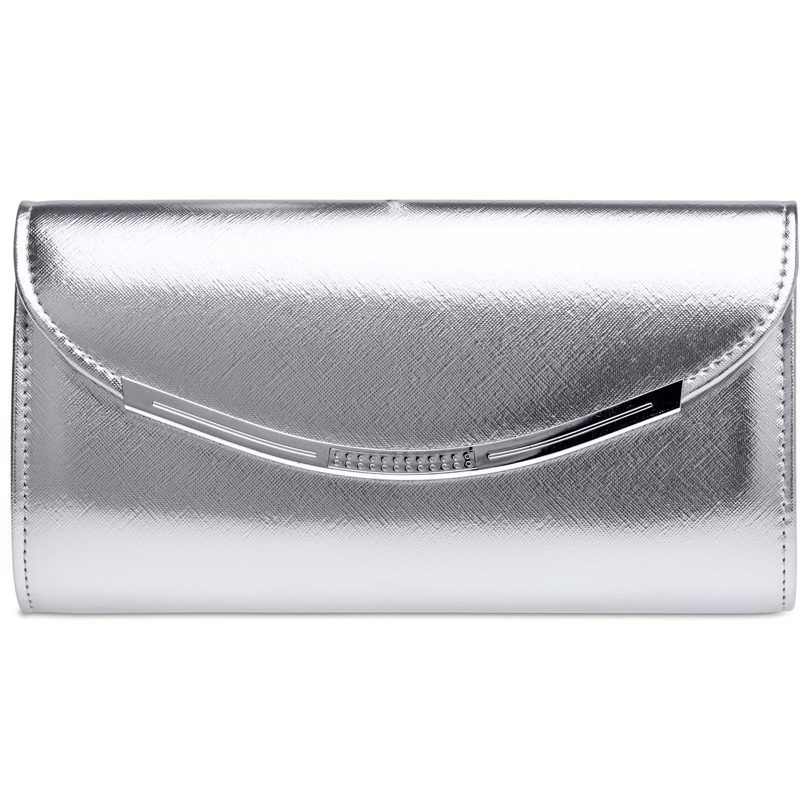 Caspar Clutch TA383 elegante Damen Clutch Abendtasche