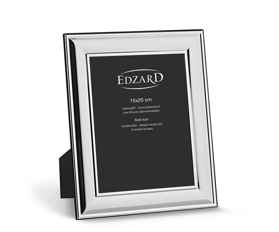 EDZARD Bilderrahmen Sunset, versilbert und anlaufgeschützt, für 15x20 cm  Bilder - Fotorahmen | Einzelrahmen