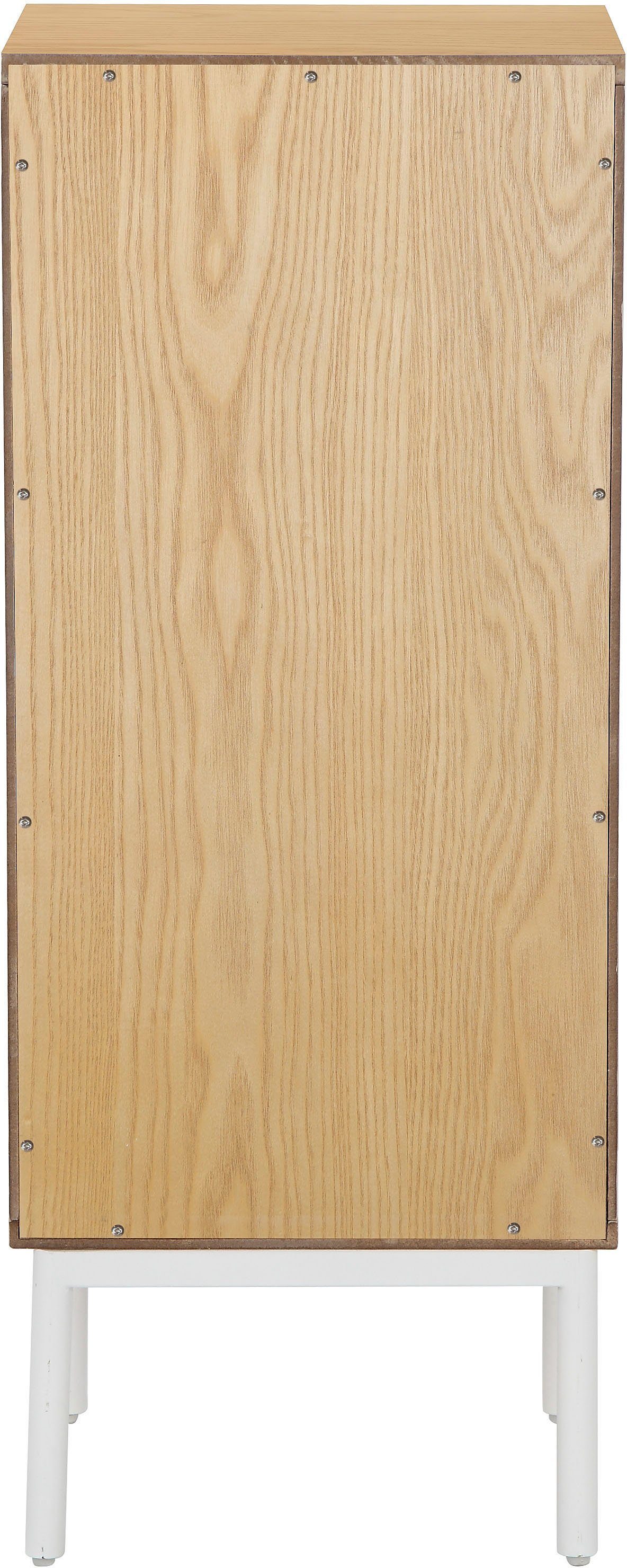andas Unterschrank Falun Badmöbel, Rille, cm Breite 35 mit Badezimmerschrank