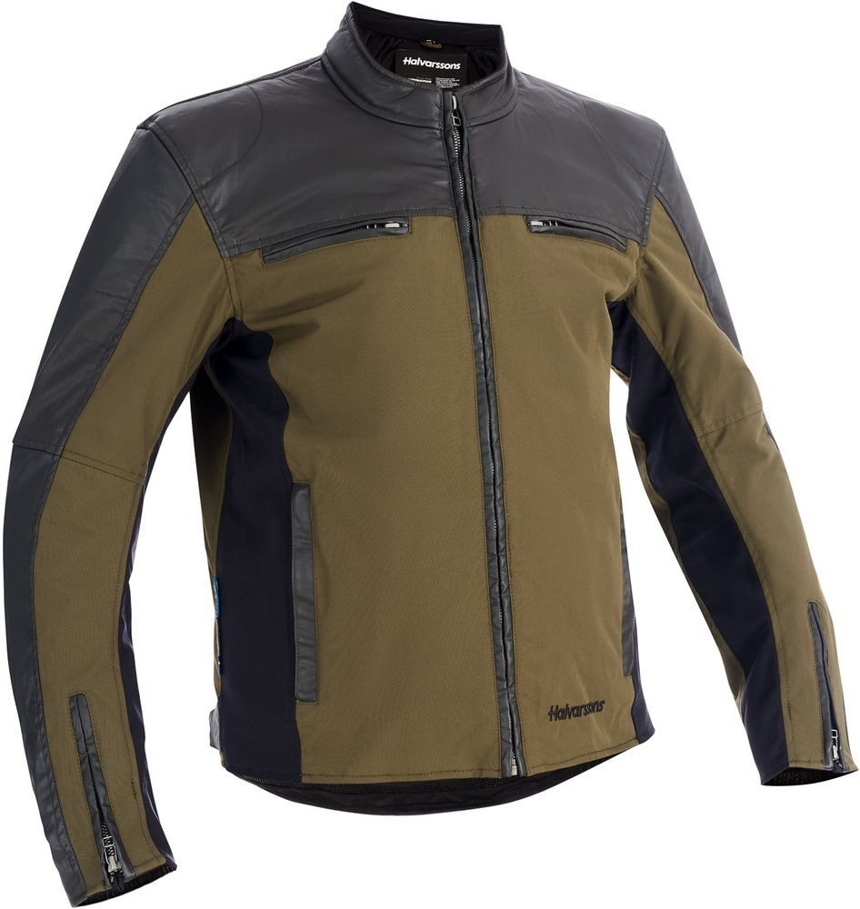 Motorradjacke Textile Jacket Holmen Brown/Olive Green