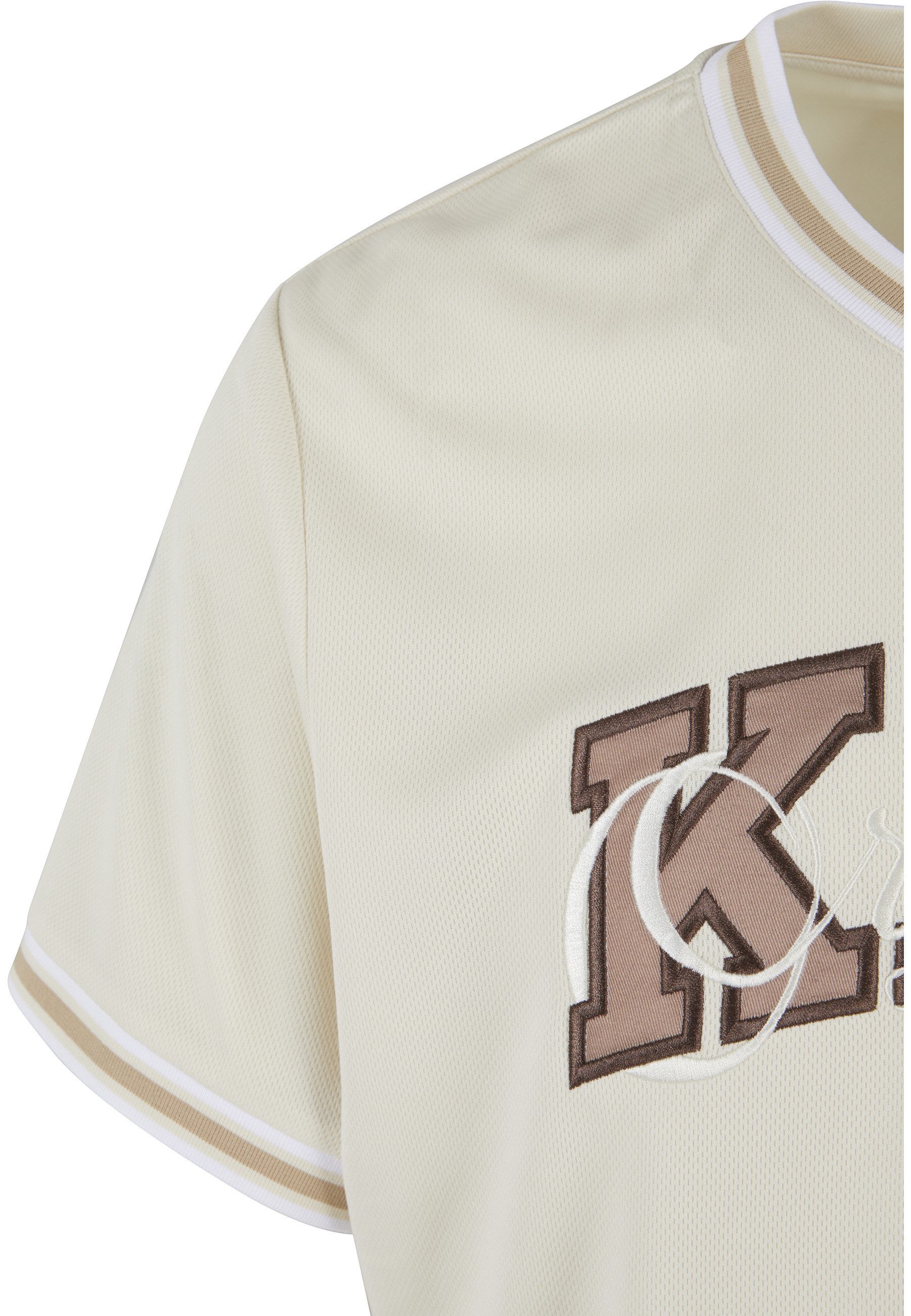 Karl Kani T-Shirt Karl Kani Herren KM242-007-1 Karl Kani Serif Originator Mesh Tee (1-tlg)