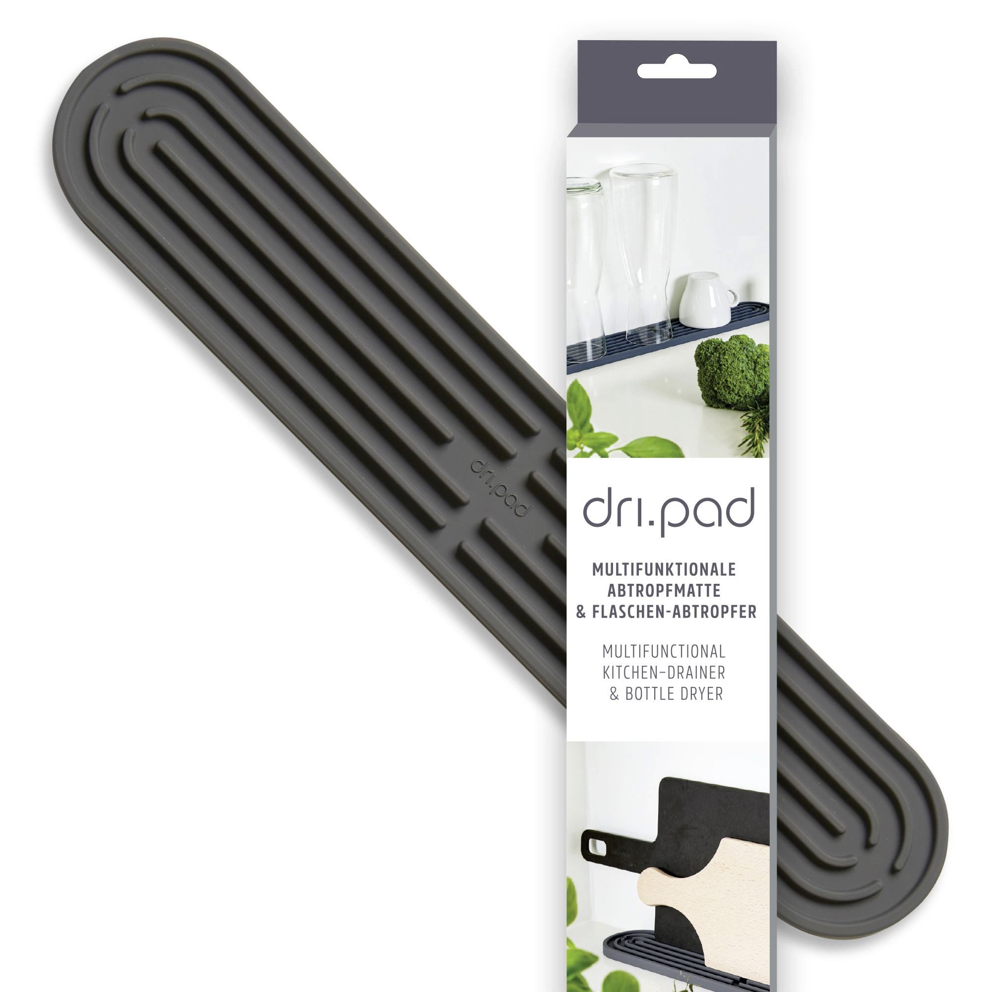 Sanni Shoo Abtropfmatte Sanni Shoo Abtropfmatte dri.pad, flexibel, Hitzebeständig, 100% BPA frei, Spülmaschinenfest