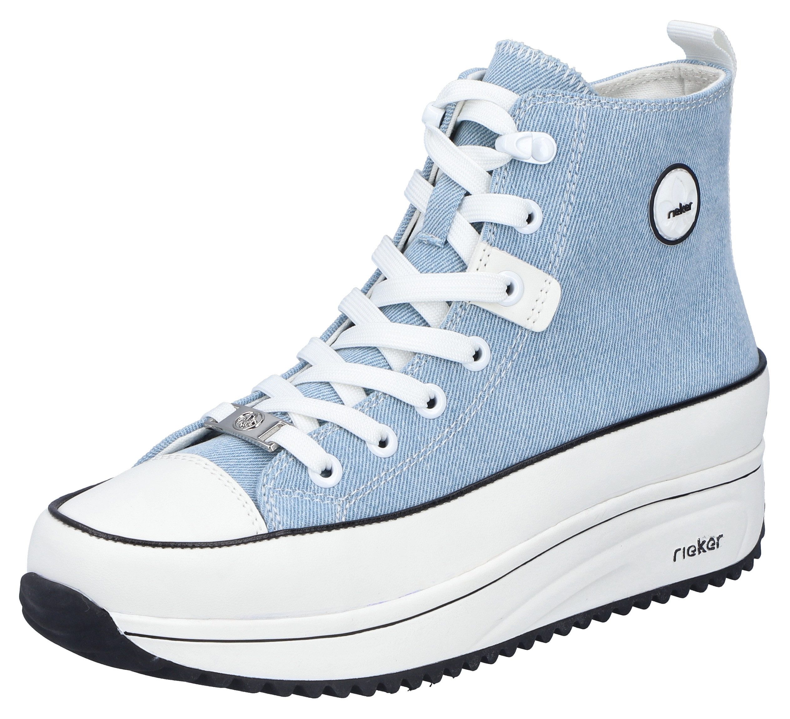 Rieker Sneaker, Plateau, High Top-Sneaker, Schnürschuh günstig online kaufen