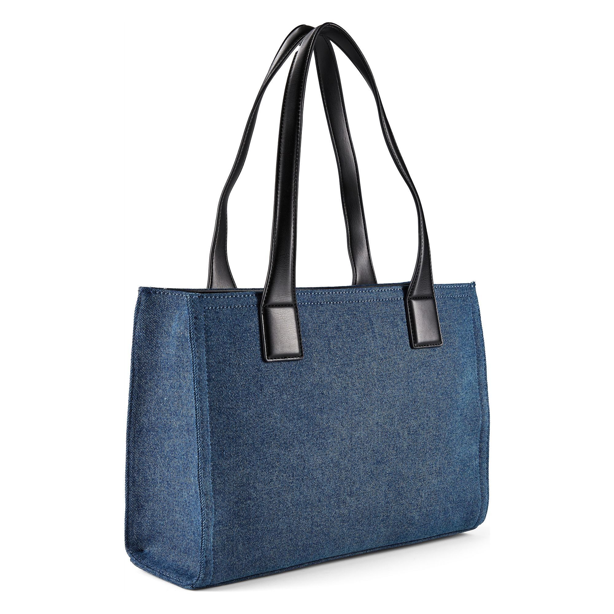 LOVE MOSCHINO Shopper Denim Signature Love, Baumwolle