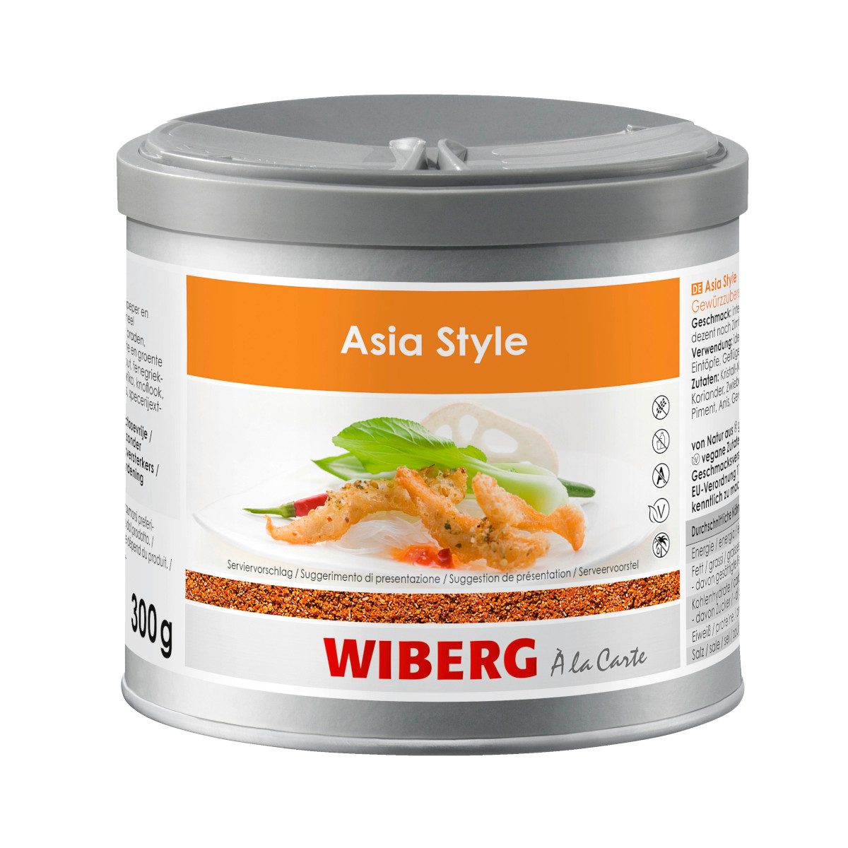 WIBERG Gewürz, Wiberg Asia Style Gewürzzubereitung vielseitige Mischung 300g