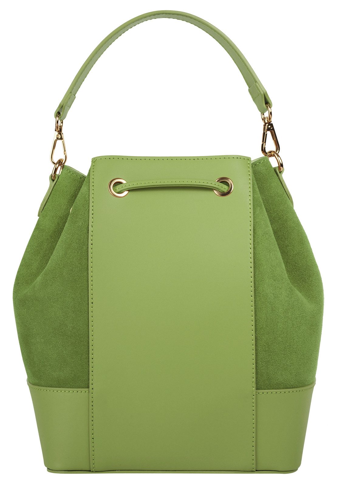 Samantha Look Umhängetasche, echt Leder, Made in Italy