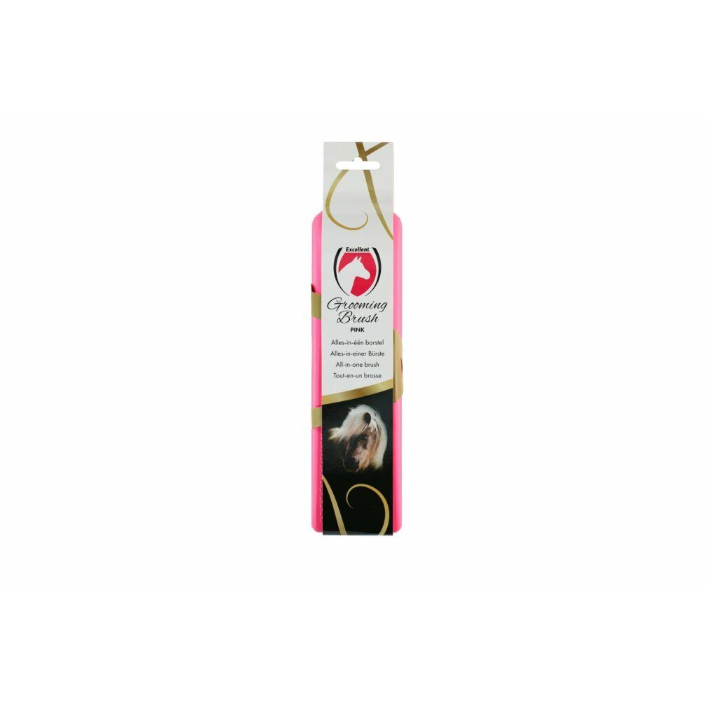 Excellent Pferdebürste Horse Grooming Brush rosa