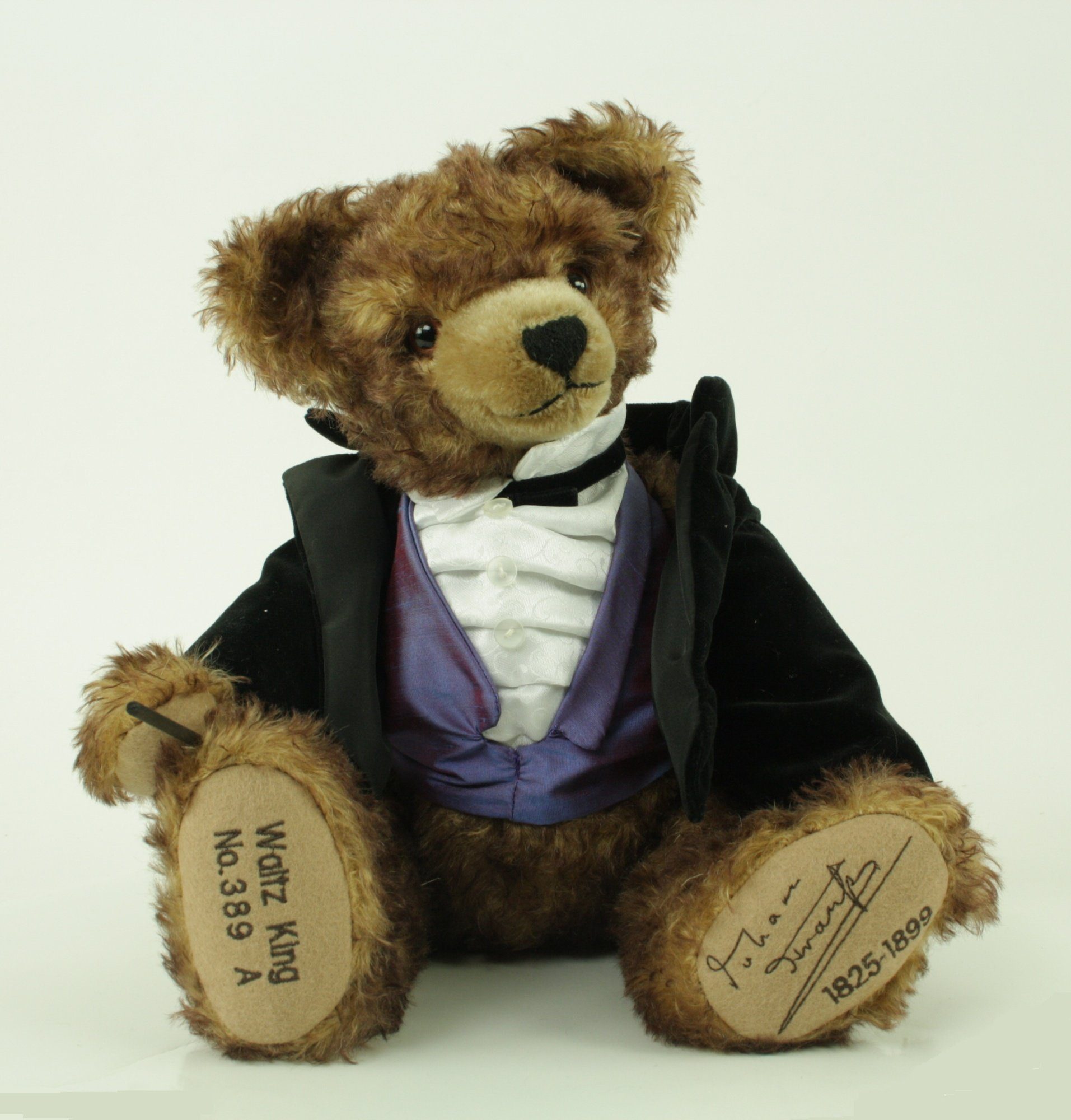 Teddys Rothenburg Dekofigur Teddybär Johann Strauß 40 cm