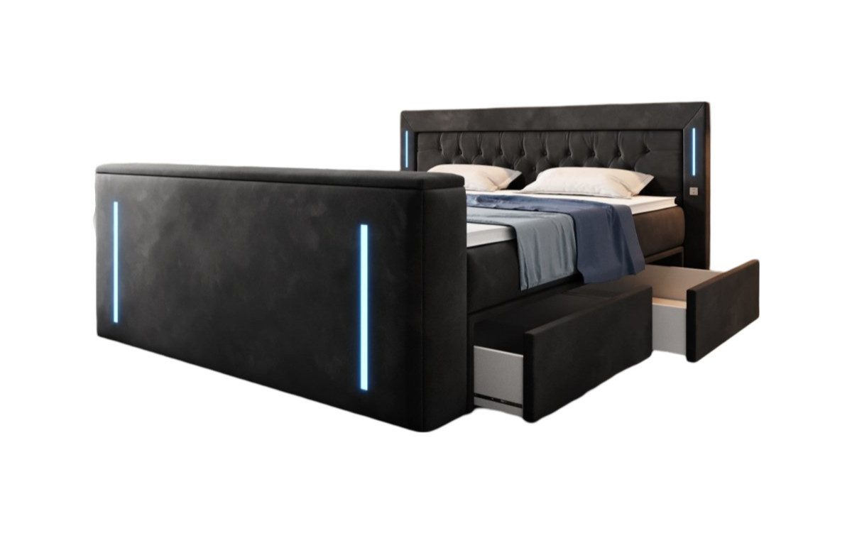 Luxusbetten24 Boxspringbett Divaneo, mit TV Lift günstig online kaufen