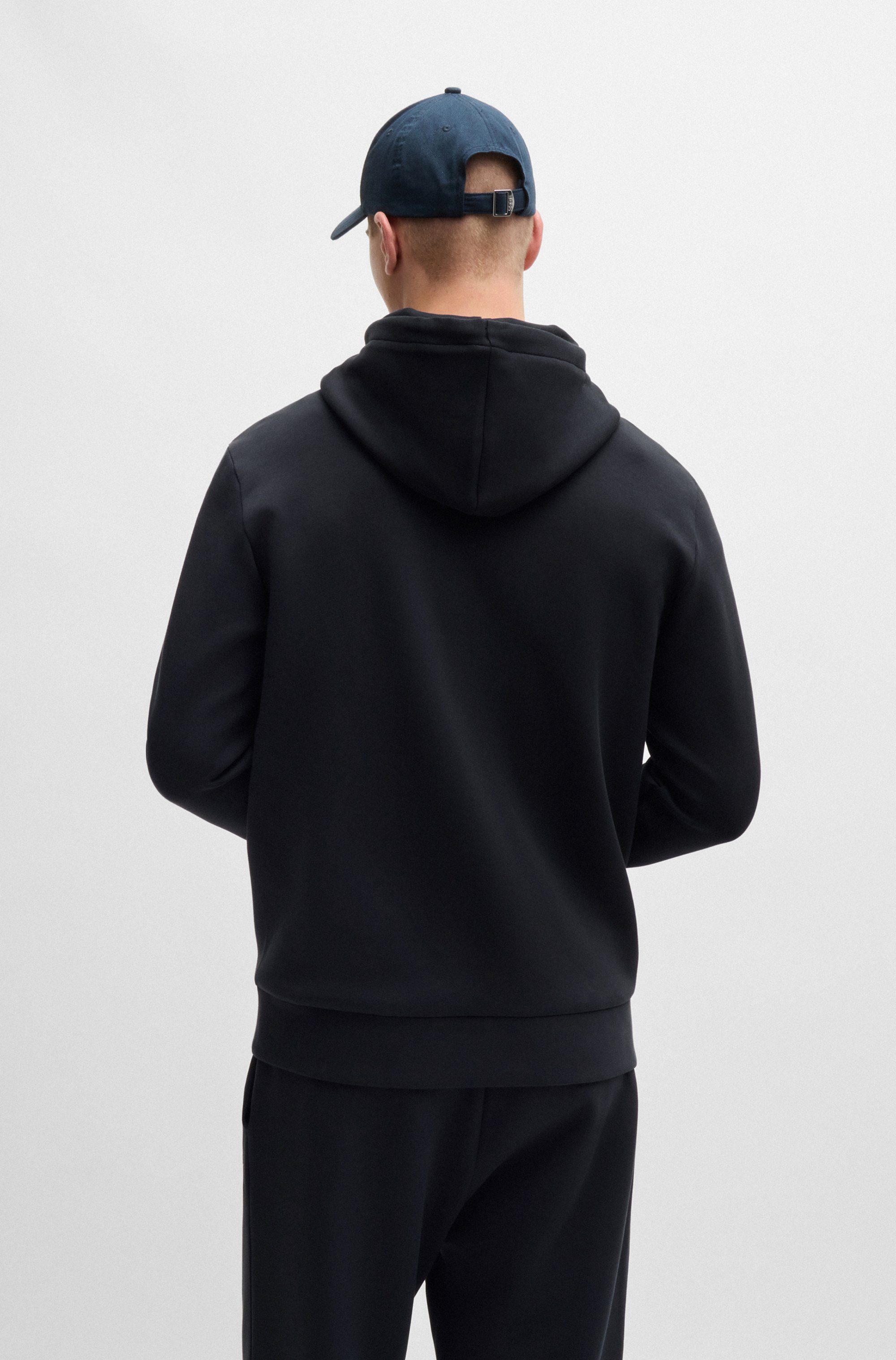 BOSS GREEN Kapuzensweatjacke Saggy mit BOSS Aufdruck günstig online kaufen