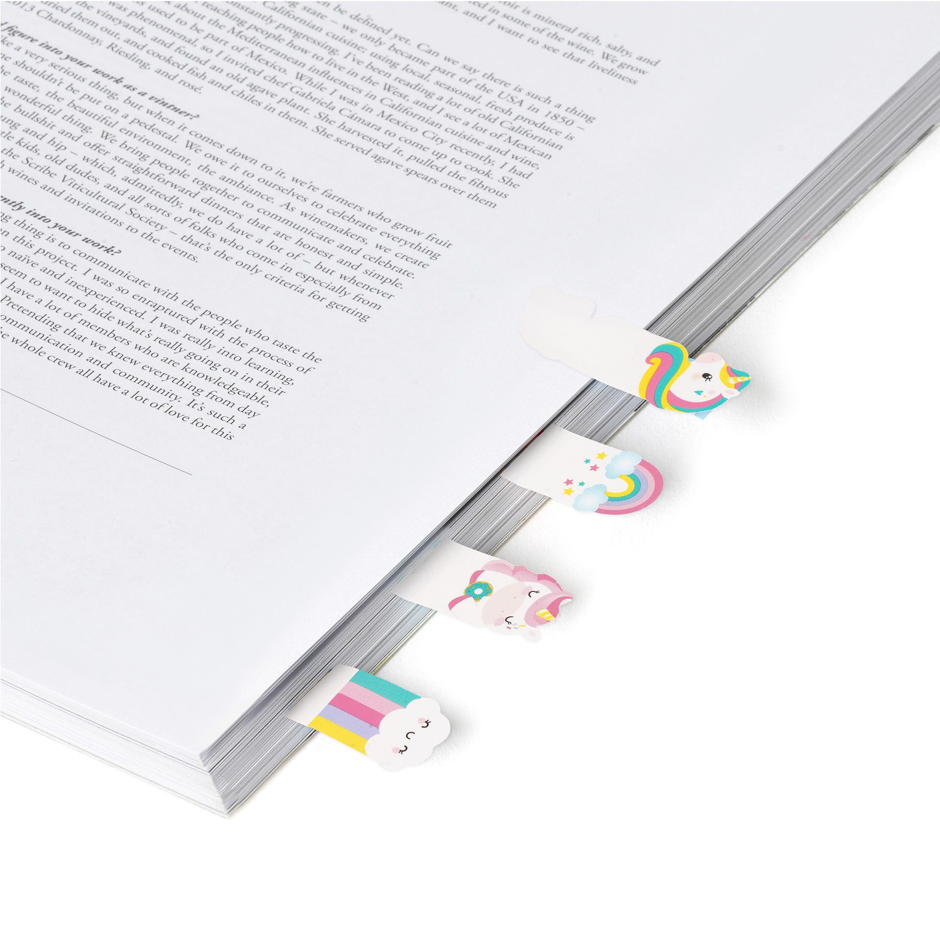 Legami Haftnotizblock LEGAMI Selbstklebende Seitenmarkierungen Keep in Mind UNICORN