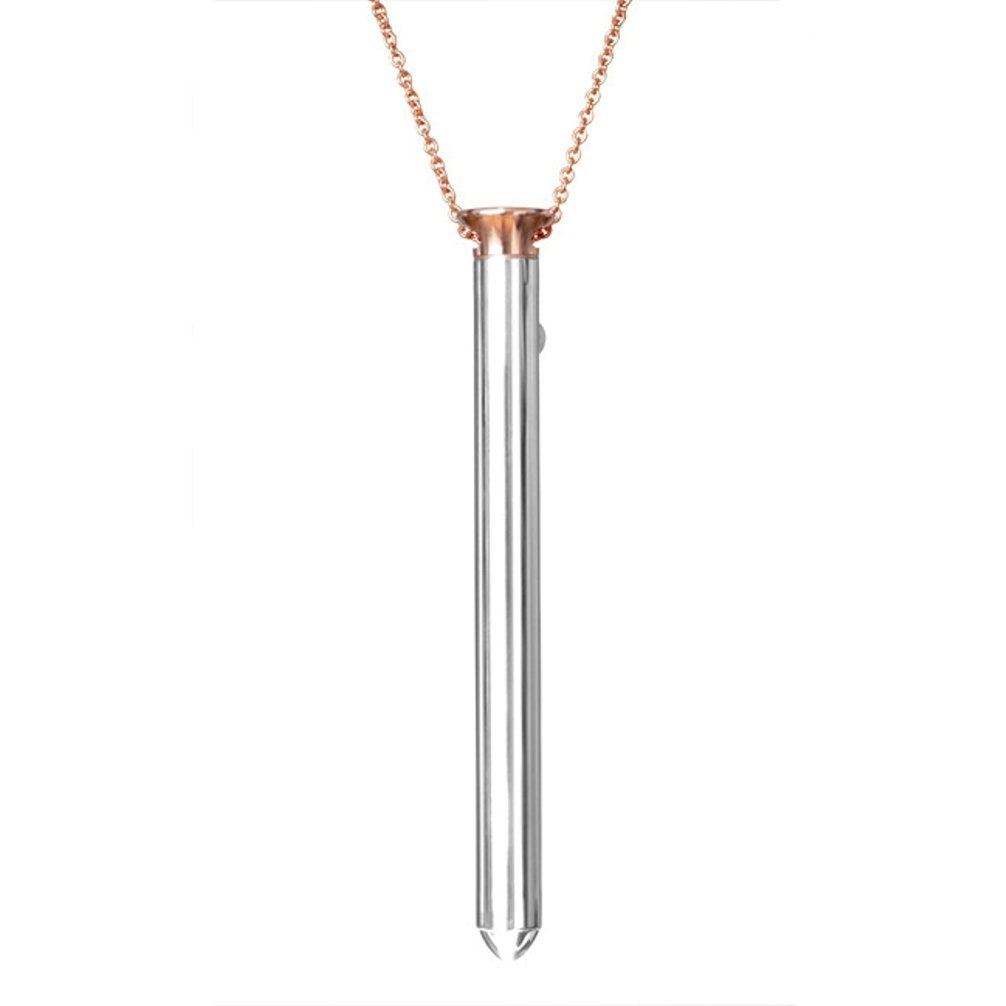 CRAVE Mini-Vibrator Vesper Vibrator Necklace - Vibrator-Halskette rose gold