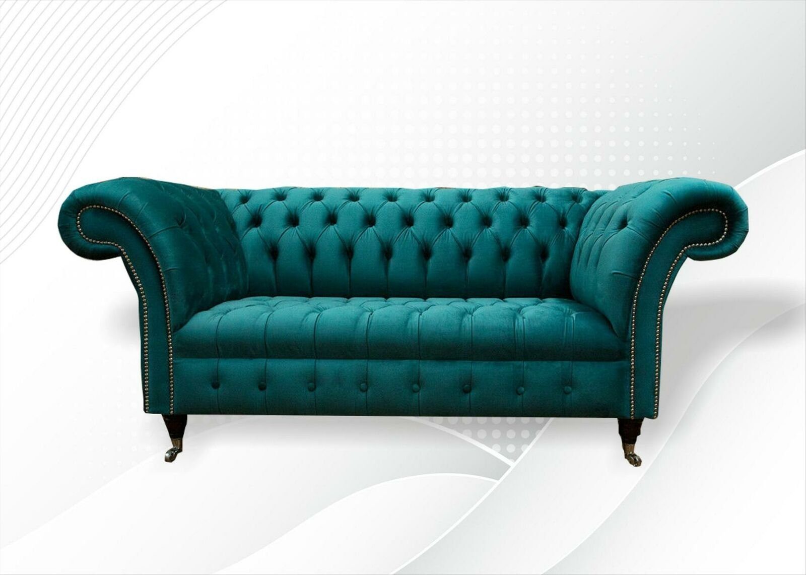 JVmoebel Chesterfield-Sofa, Sofa 2 Sitzer Chesterfield Polster Design Luxus Couch Sofas Lounge