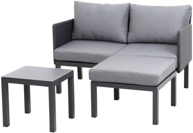 Siena Garden Gartenlounge-Set »Cosmo«, (Set, 3-tlg)-Otto