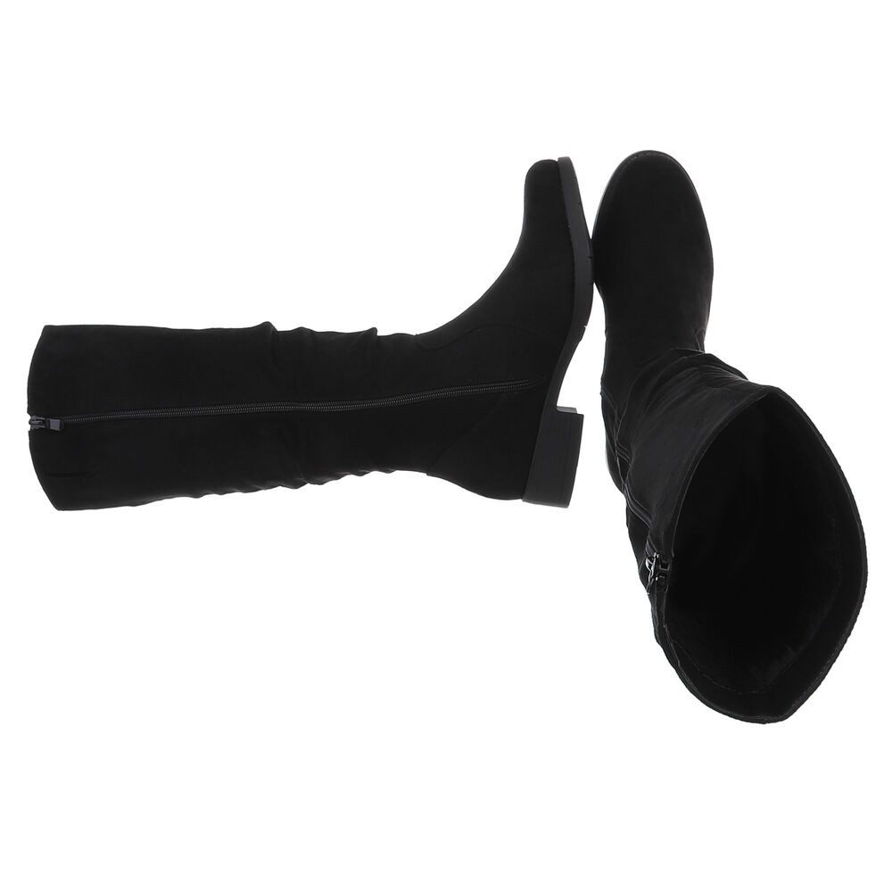 Ital-Design Damen Freizeit Stiefel (88577474) Blockabsatz Flache Stiefel in günstig online kaufen