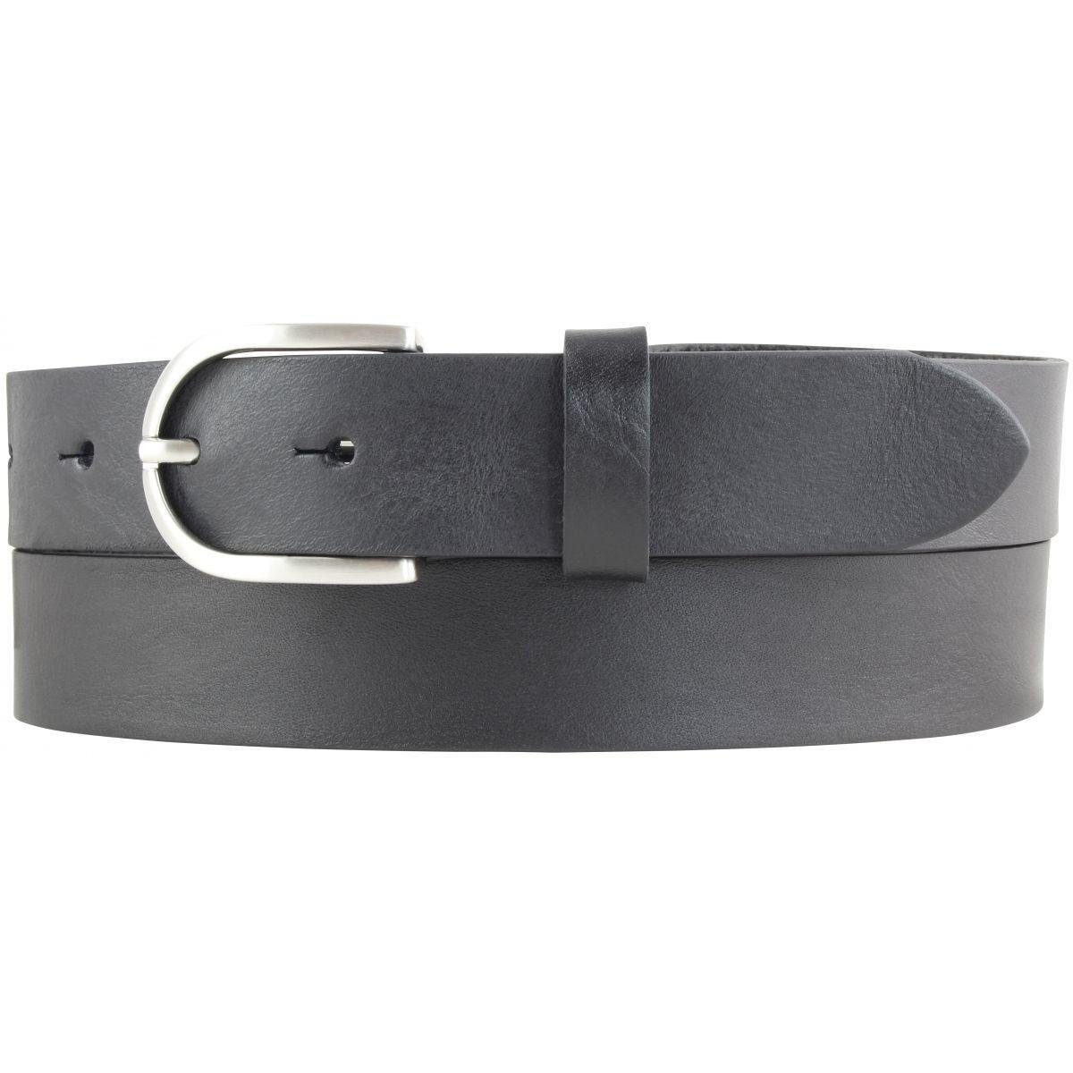 Ledergürtel Damen-Gürtel aus Vollrindleder 3 cm, Leder-Gürtel für Damen 30mm, Ch