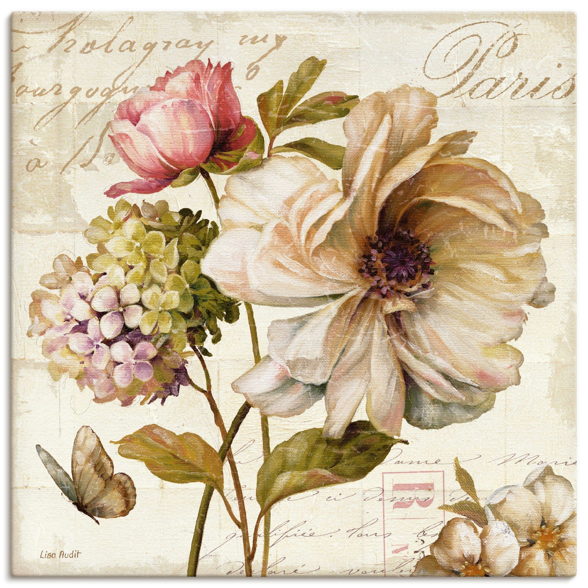 Artland Wandbild Blumen II, Blumen (1 günstig online kaufen