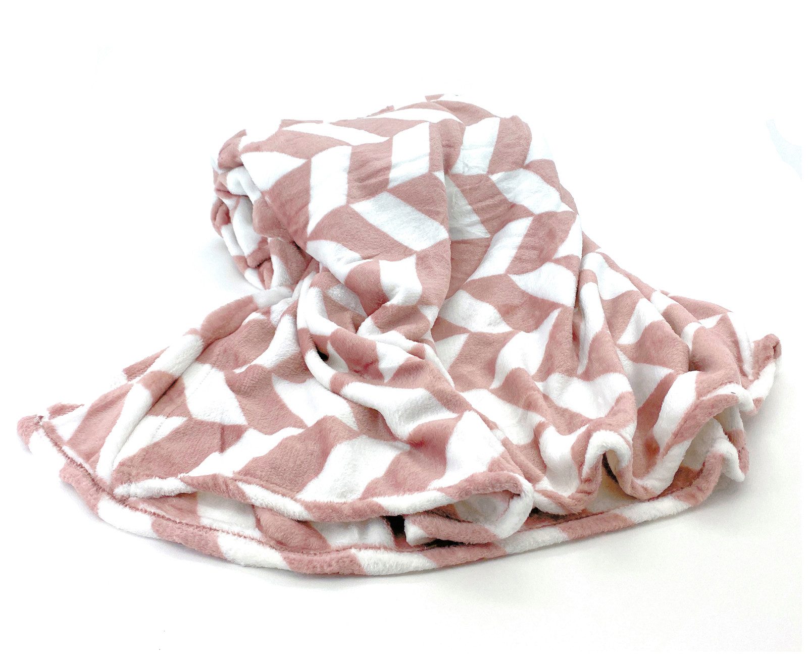 Wohndecke Soft Flanell Kuscheldecke Chevron Raute günstig online kaufen