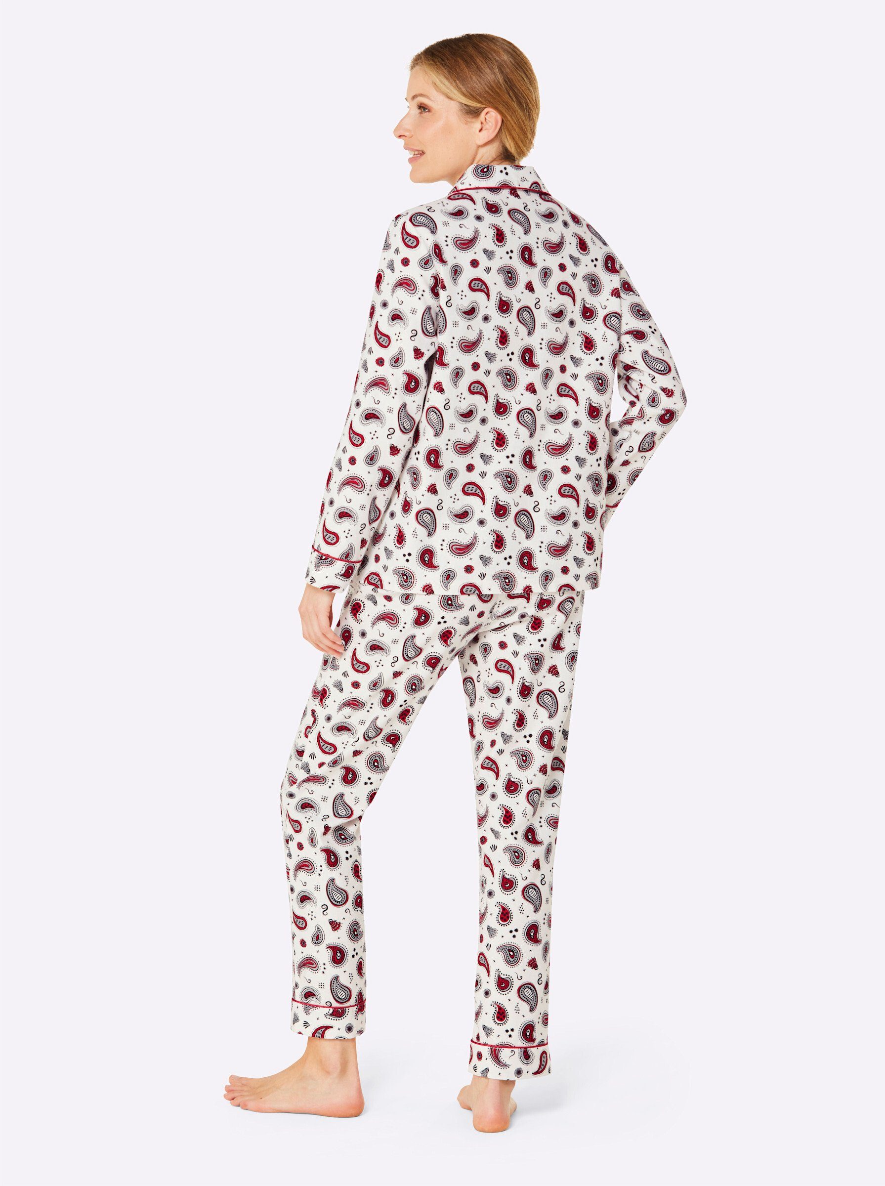 Witt Schlafanzug Pyjama Langarm