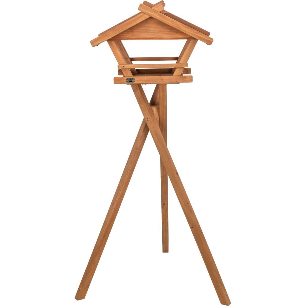 TRIXIE Vogelhaus Futterhaus - braun - 52 × 34,5 × 33,5 cm/1,34 m