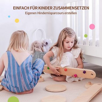 Welikera Balanceboard Kinder Balanceboard und Sensorik Training Set aus Holz,Spielzeug