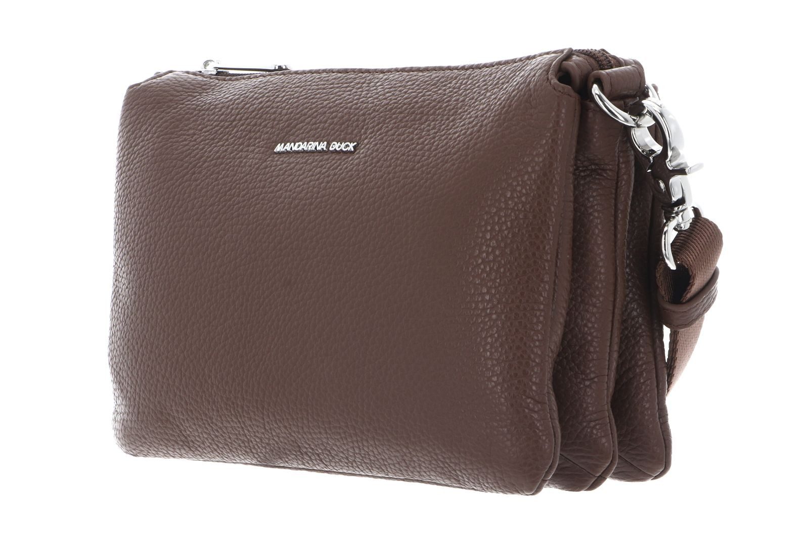 Mandarina Duck Umhängetasche Crossbody Bag, aus echtem Rindsleder