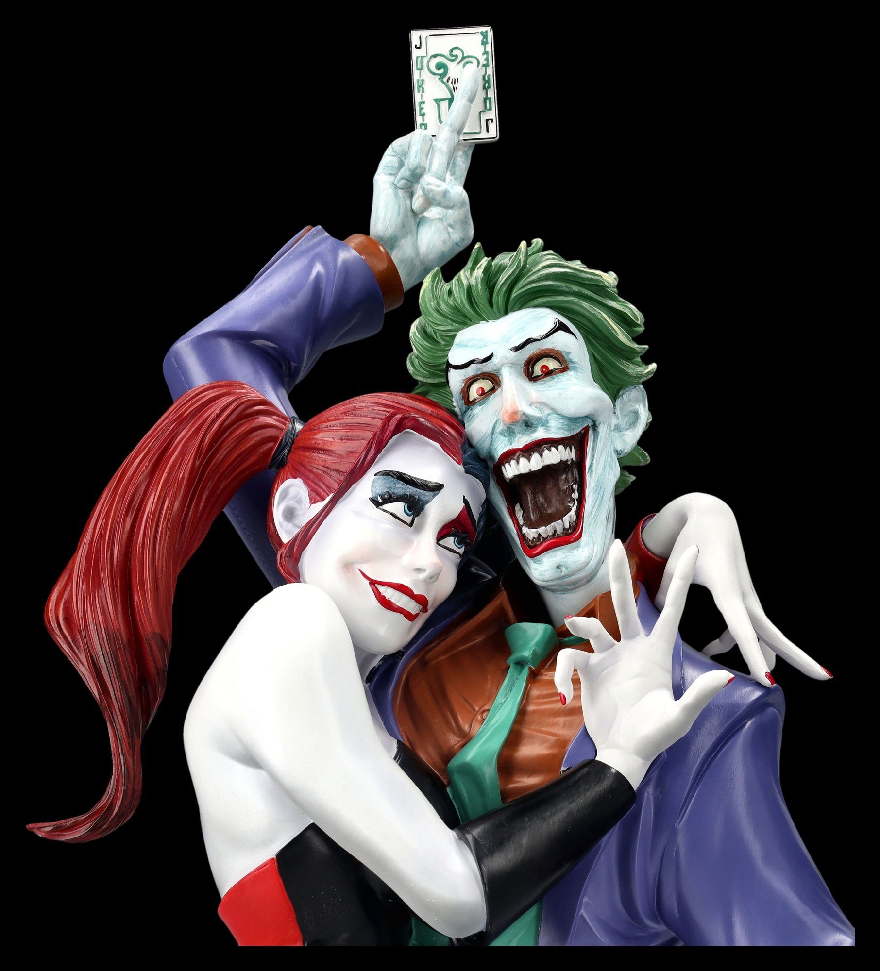 Joker - Büste Merchandise und - Dekofigur Der Harley GmbH Superhelden Figuren Quinn Shop Dekofigur