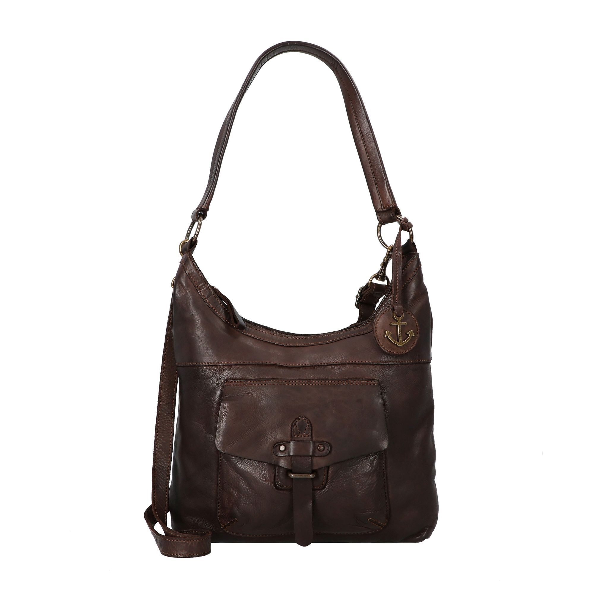 HARBOUR 2nd Schultertasche Urban Poets, Leder