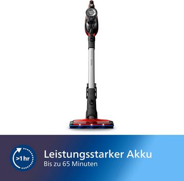 Philips Akku-Stielstaubsauger XC7042/01 SpeedPro Max, beutellos, 65 Min. Akkulaufzeit