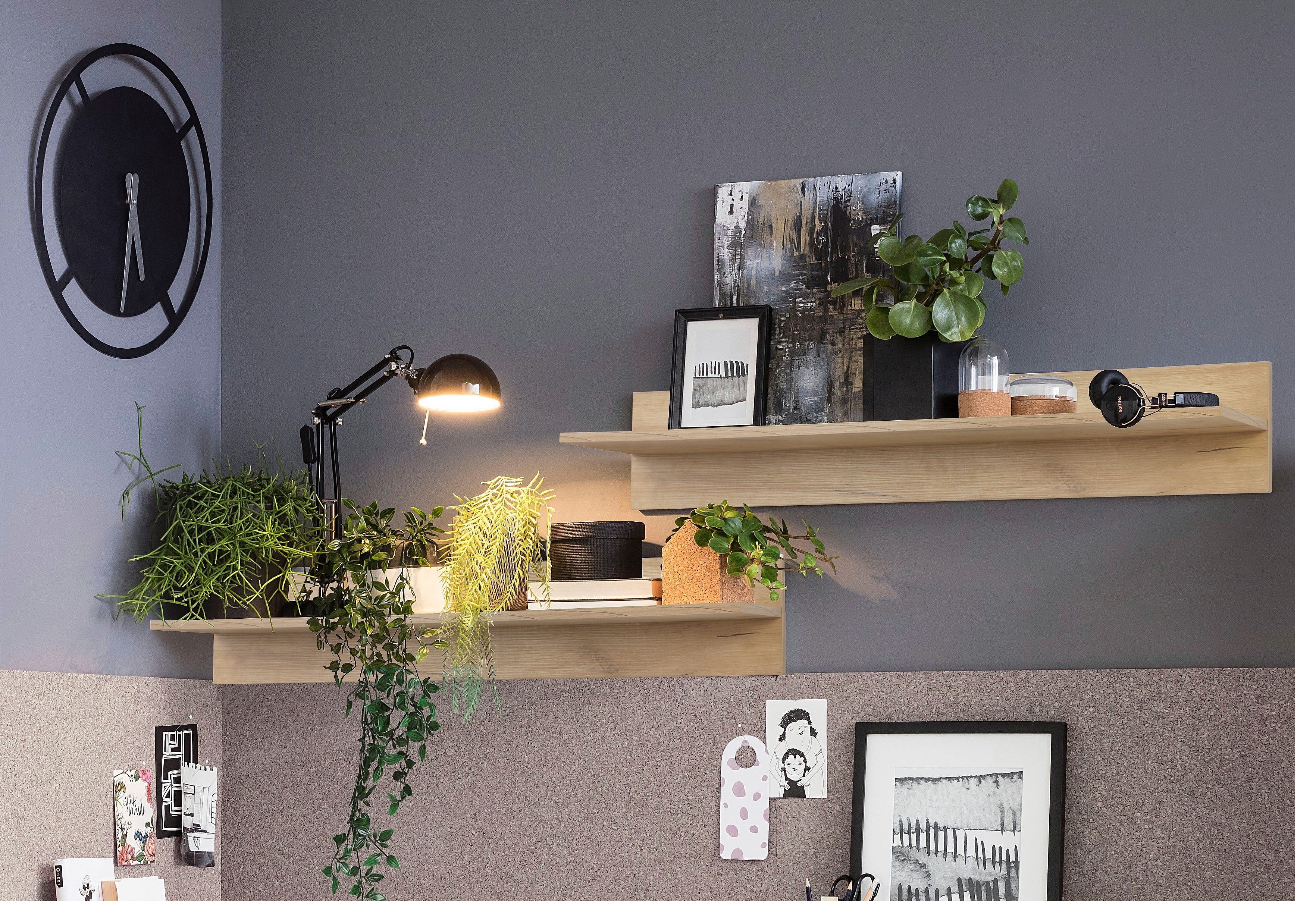 OTTO home Wandregal Moid, Wandboard, Breite 50 oder 100 cm günstig online kaufen