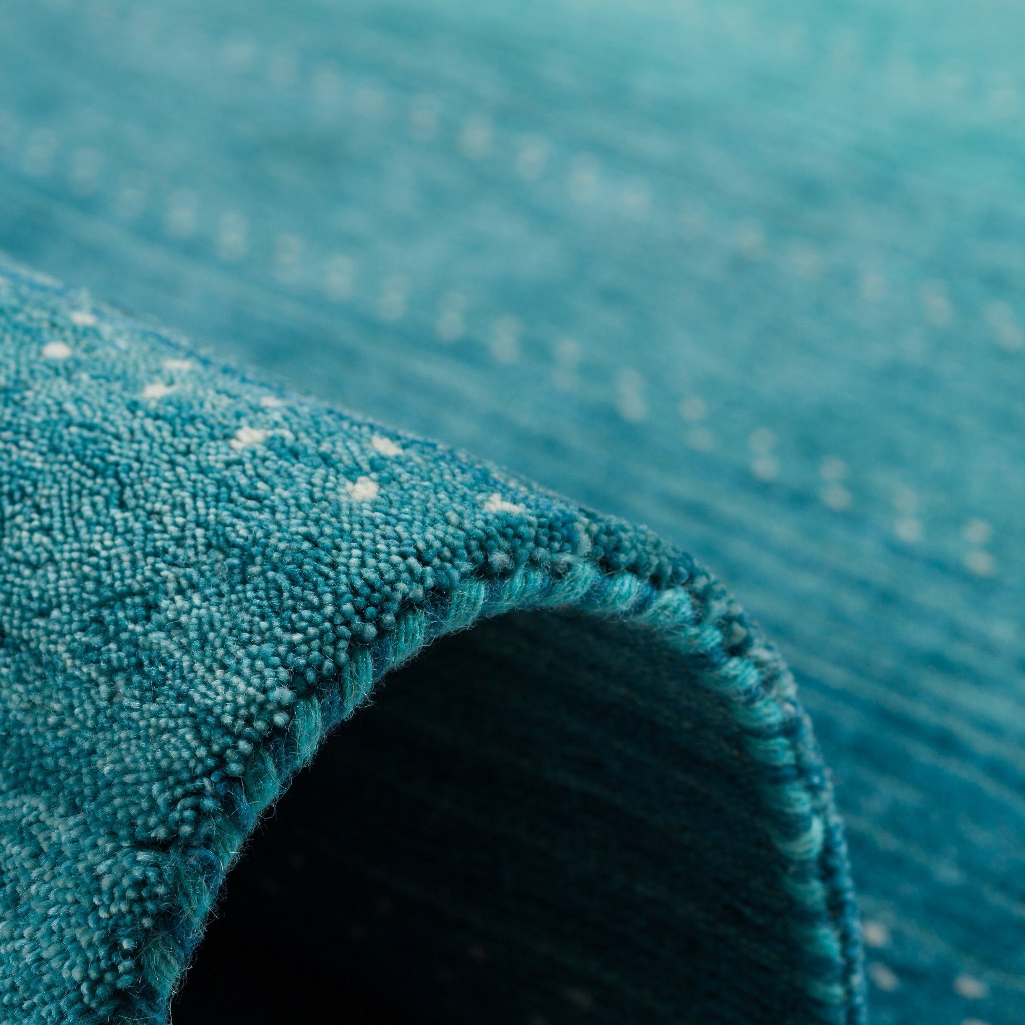 THEKO Wollteppich Natur Teppich Indo Gabbeh Indira Verlauf, Rechteckig, Höhe: 20 mm