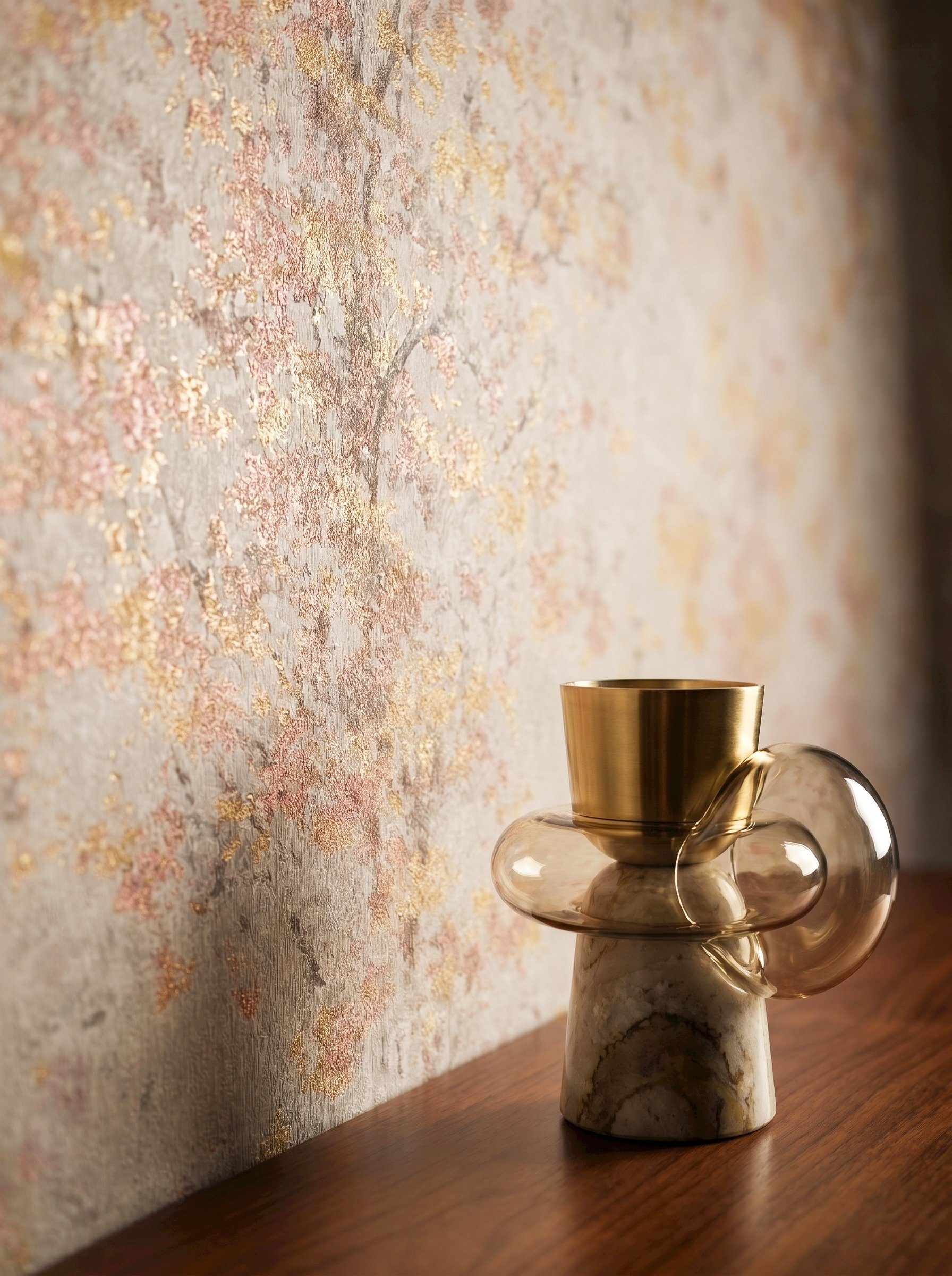 Newroom Vliestapete Jelmira Beige Grau Tapete Vliestapete Blumen, Floral, Blumenranke, strukturiert, Mustertapete