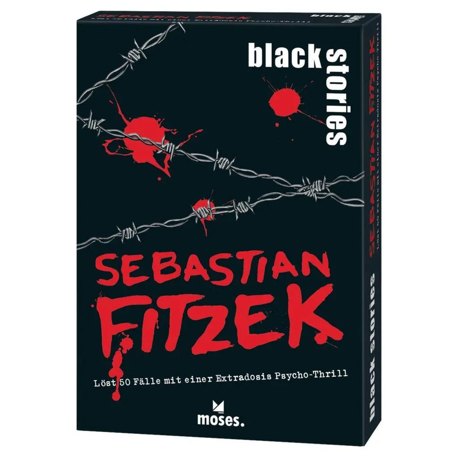 Moses. Verlag Spiel black stories Sebastian Fitzek