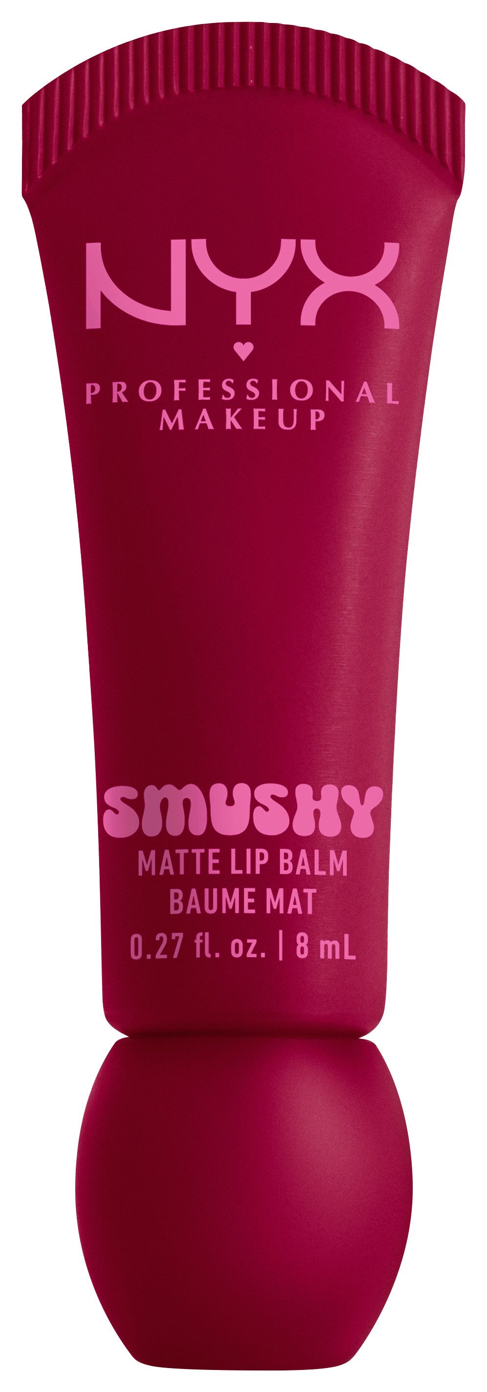 NYX PROFESSIONAL MAKEUP Lippenbalsam SMUSHY MATTE LIP BALM, jeder der Farbtöne hat einen einzigartigen, süßen Duft