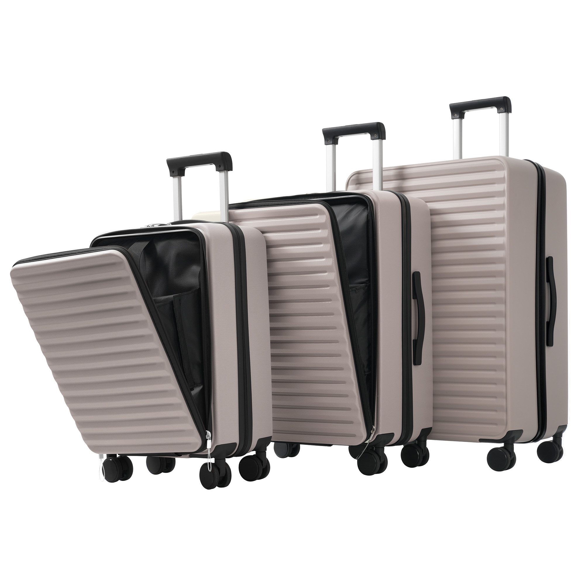 OKWISH Hartschalen-Trolley Dreiteiliges Gepäckset, M (20 günstig online kaufen
